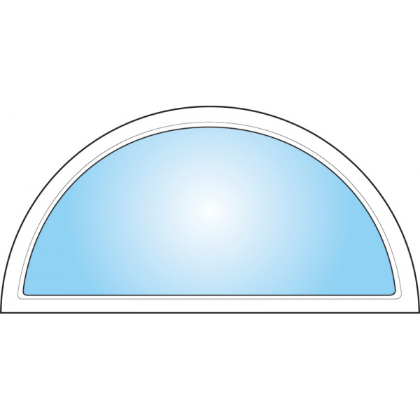 Dekorfönster Halvmåne helglas Modul 6x3