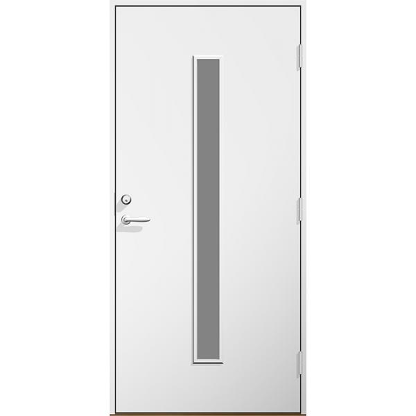 Ytterdörr Irene Lagervara - Vitmålad Modul 9x21 Höger